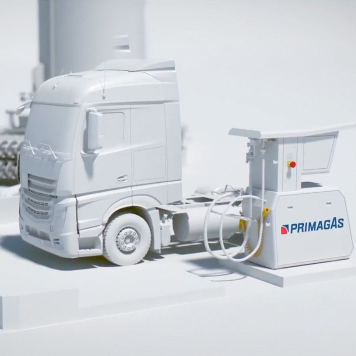 PRIMAGAS - LNG - LNG-Tankvorgang