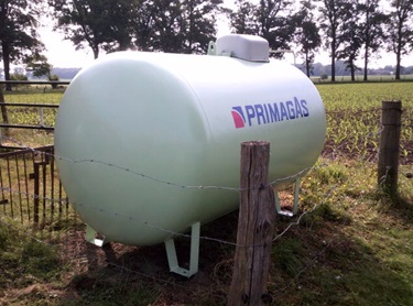 PRIMAGAS Tankanstrich, Schritt 3, Tank Lackierung