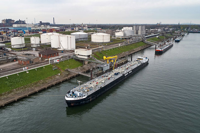 Schiff mit BioLPG